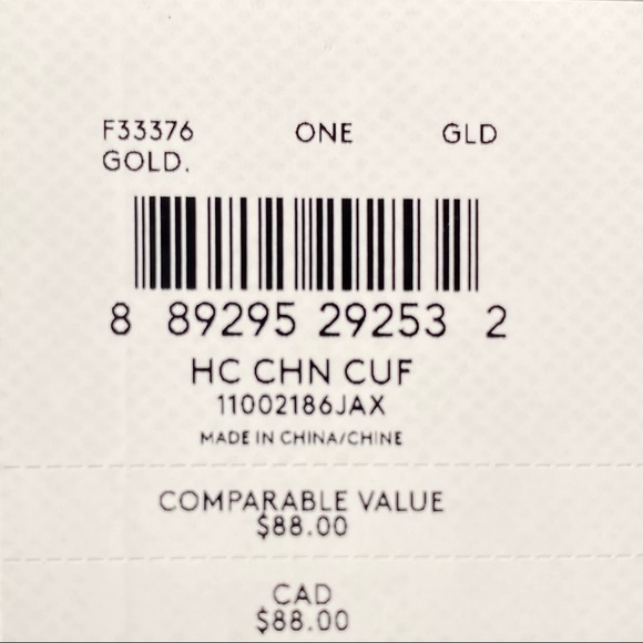 Coach Bracelet 2.25” Horse And Carriage Double Chain Cuff - Picture 10 of 11